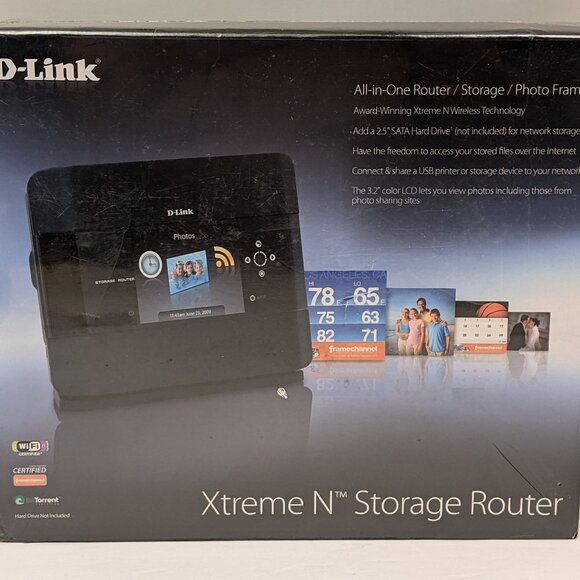 DLINK Xtreme N Storage Router | AIO Router / Storage / Photo Frame DIR-685 NEW - Picture 1 of 6